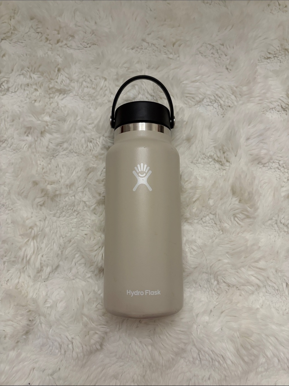 Hydro Flask Wide Mouth Insulated Water Bottle with Flex Cap - 32 oz Sand color